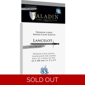 Paladin Sleeves - Lancelot Premium Large 65x100 mm, qty 55