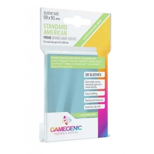 Gamegenic -PRIME Standard American Sleeves 59x91mm, qty: 50