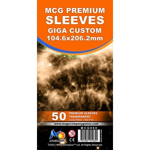 MCG Premium Giga Custom 101.5x203mm, qty 50, microns 100