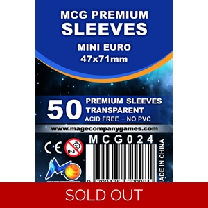 MCG Premium Mini Euro 44x68mm, qty 50, microns 100
