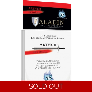 Paladin Arthur Premium Mini European 45x68mm, qty 55