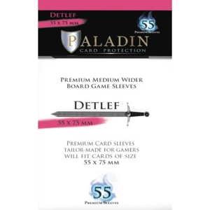 Paladin Sleeves - Detlef Premium Medium Wider 55x75mm, qty 55
