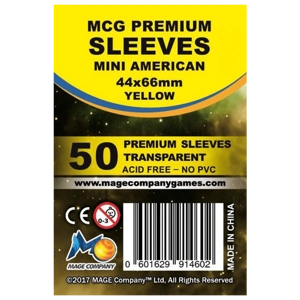 MCG Premium mini american 41x63mm, qty 50, microns 100