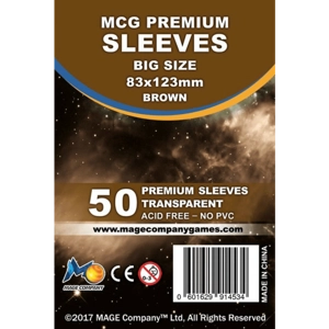 MCG premium dixit sleeves 80x120mm, qty 50, microns 100