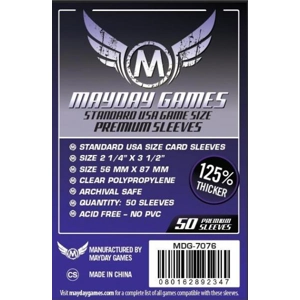 Dark Purple Label Premium USA Board Game Sleeves 56x87mm (50 sleeves)