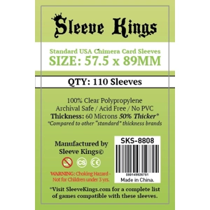 Sleeve Kings Standard USA Chimera (57.5x89) mm, qty 110, microns 60