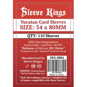 Sleeve Kings Yucatan Card Sleeves (54x80mm) -110 Pack, 60 Microns