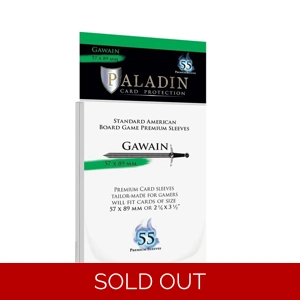 Paladin Gawain Premium Standard American 57x89mm, qty 55