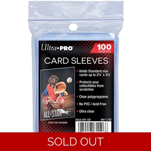Ultra Pro - Standard Sleeves Regular Soft 63.5x88mm, qty 100 Ultra Pro - Standard Sleeves Regular Soft 63.5x88mm, qty 100
