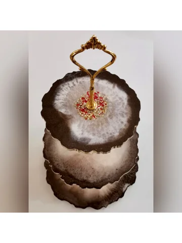 Epoxy cake stand - 3 level