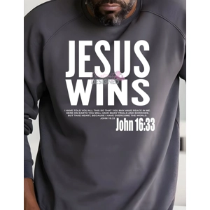 Jesus Wins T-shirt (Black) Jesus Wins T-shirt (Black)