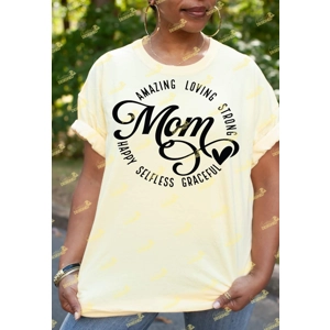 Characteristics Of Mom T-Shirt (black letters) Characteristics Of Mom T-Shirt (black letters)