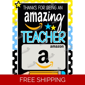 Amazing Teacher-Always On Point ( gift card not included)