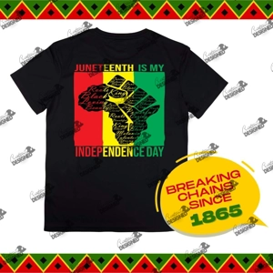Juneteenth Africa w/words T-Shirt