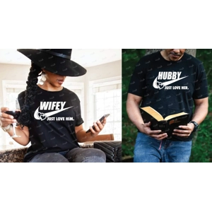Couples Just Love Him/Her shirt set (white design)