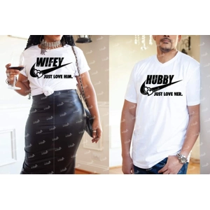 Couples Just Love Him/Her shirt set (black design)