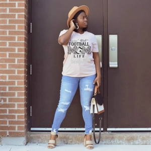 Football Mom T-shirt