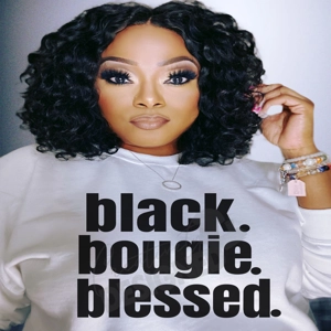 Black Bougie & Blessed T-shirt