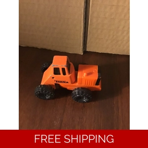 Tonka Orange Farm Tractor Diecast Toy Car
