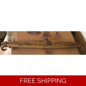 Primitive Wooden Yoke Oxen Horse Single