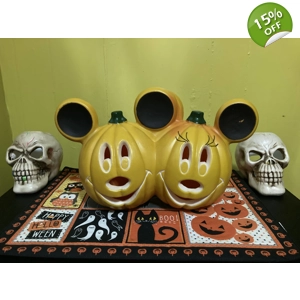 Disney Mickey & Minnie Mouse Halloween Blow Mold