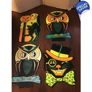 Beistle Die Cut Halloween Embossed One Sided Set