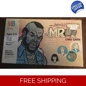 Vintage MR. T Card Game Milton Bradley