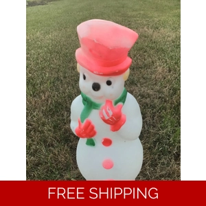 Happy Snowman Blow Mold