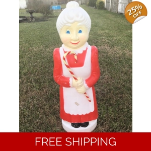 Mrs. Claus Don Featherstone Blow Mold