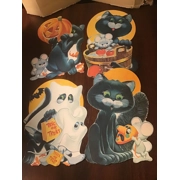 Die Cut Halloween Figures Decorations Set