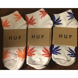 Huf Plant Leaf Style Design Novelty Ankle Socks