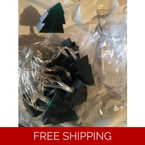 Christmas Tree Shaped String Lights Battery Powered
