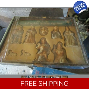 Christmas Nativity Scene Figurines Set