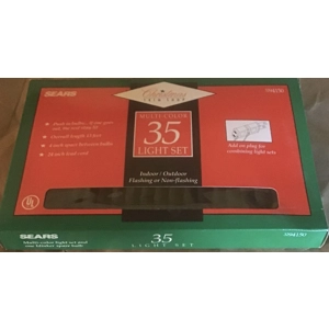 Sears Christmas String 35 Lights