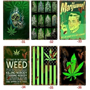 Vintage Style Novelty Tin Sign Decoration Collection