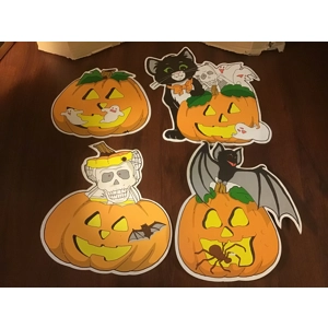 Die Cut Halloween Figure Decoration Set