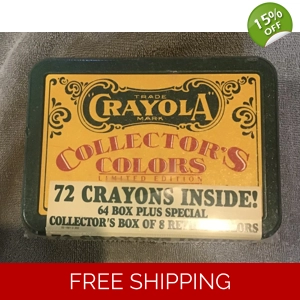 Crayola Crayons Collector’s Colors With Tin