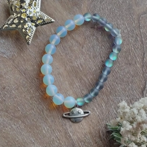 Opalite Transformation Energy Charm Bracelet.