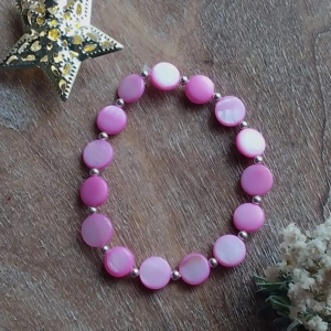 Pink Mother of Pearl Bracelet