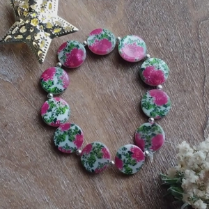 Peony Mother of Pearl Bracelet