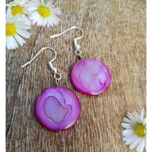 Pink Mother of Pearl earrings