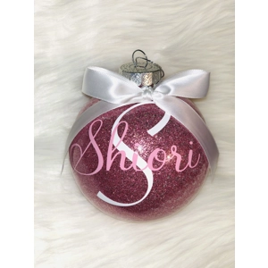 Custom Name & Initial Ornament