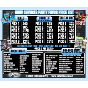 Party Favor Packages