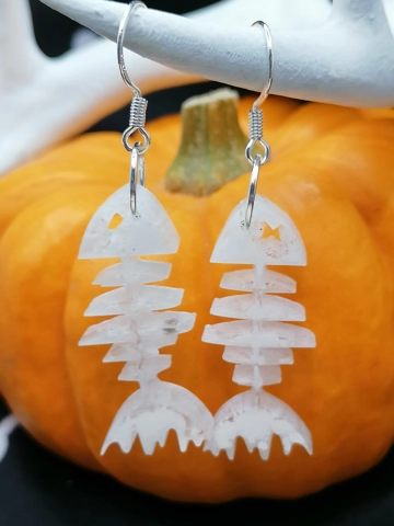 Skelly Fish Earrings
