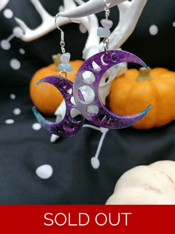 Moon Phase Earrings