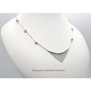 Pastel Pink Freshwater Pearl Necklace