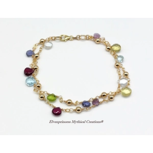 Semi Precious Gemstone Bracelet Semi Precious Gemstone Bracelet