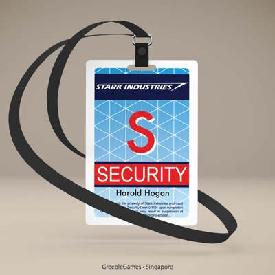 Stark Industries Security Badge