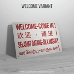 Danger Keep Out Mini Metal Sign