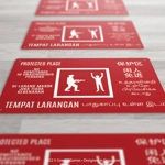 Protected Place Mini Metal Sign